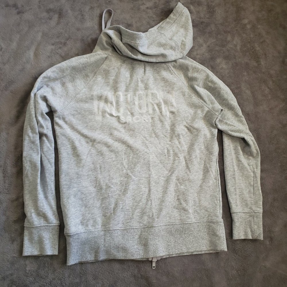 Victoria's Secret Sport gray hoodie see thru logo Small